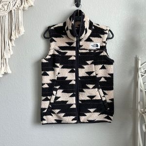 North Face Western Teddy Vest - M